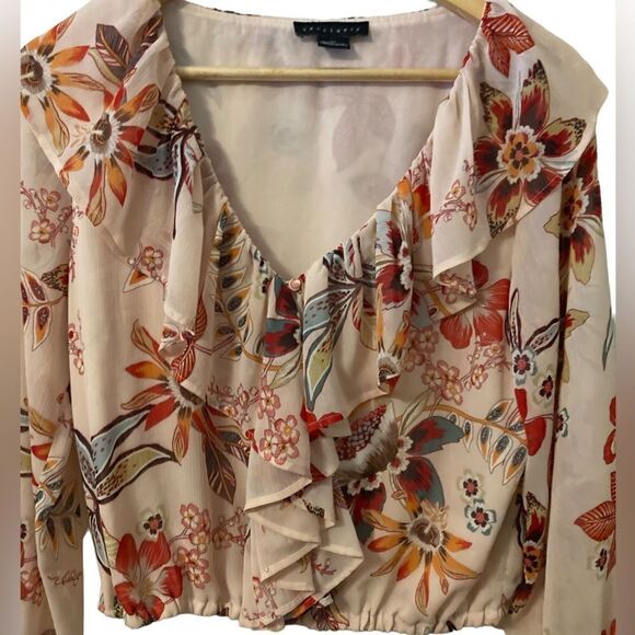 Sanctuary Lady Like Dessert Floral blouse XS - Picture 5 of 9